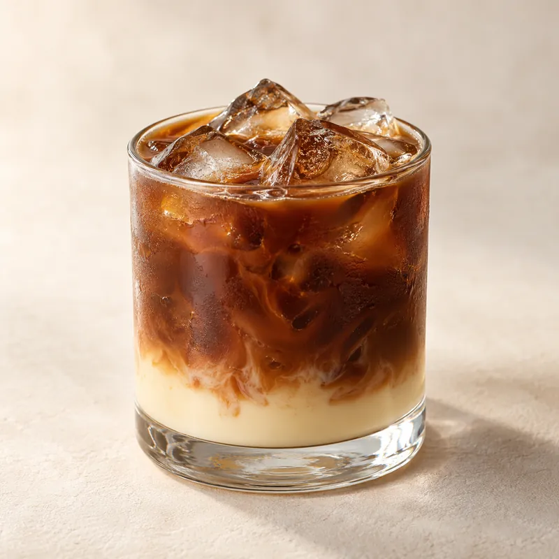 Vietnamese iced milk coffee
