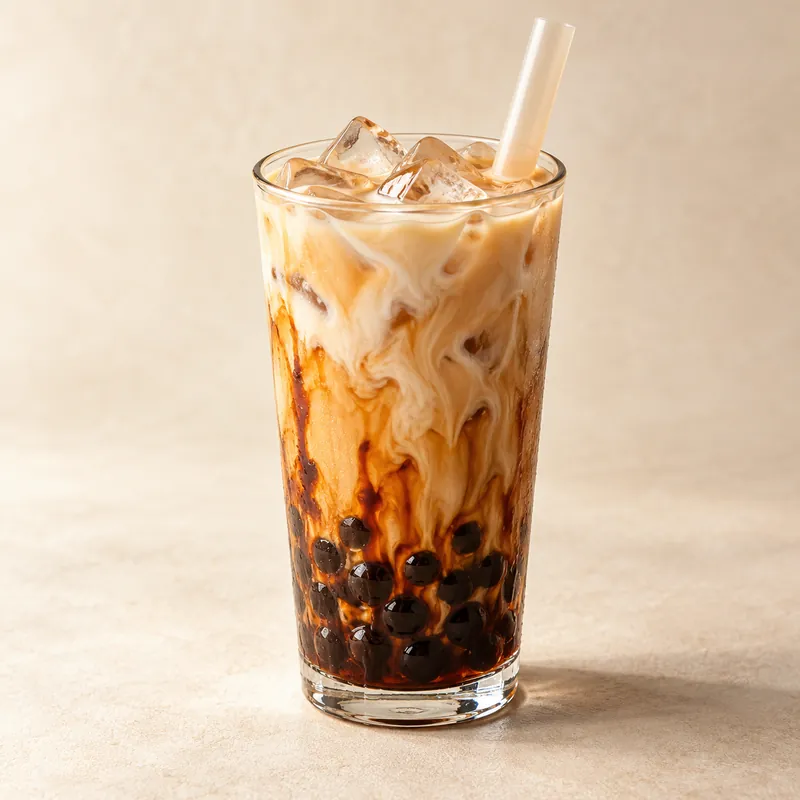 Milk tea with pearls